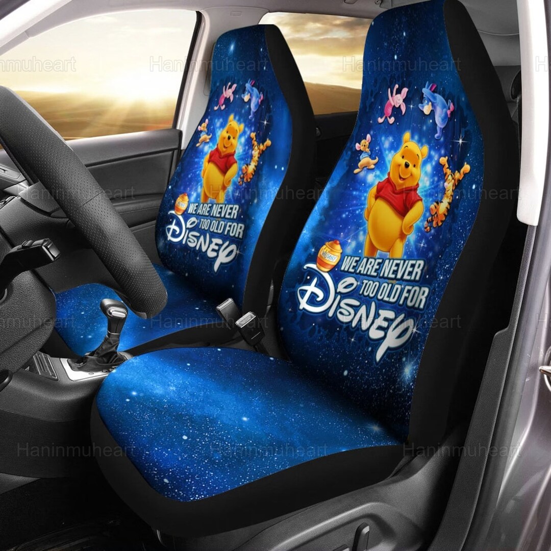 We Never Too Old for Disney Car Seat Cover Winnie the Pooh Etsy