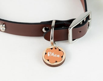 Etichetta per cani fiore, Etichetta per cani personalizzata, Etichetta per nome, Regalo per animali domestici, Etichetta per cani personalizzata, Etichetta per cani in acrilico, Compleanno del cane, Etichetta per animali domestici, Etichetta identificativa per animali domestici, Regali per cani