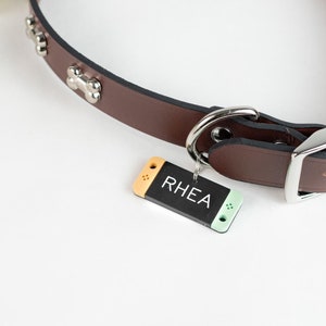 Spielkonsole Hundemarke, Personalisierte Hundemarke, Haustier Geschenk, Benutzerdefinierte Hundemarke, Acryl Hundemarke, Hunde Geburtstag, Haustier Marke, Einzigartige Hundemarke, Hunde Geschenke
