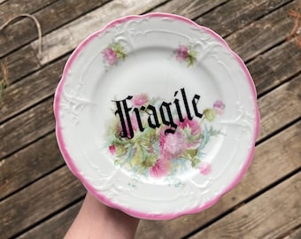 Fragile Wall Decor Plate