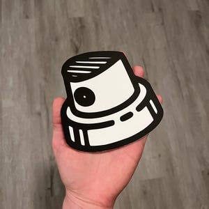 Graffiti Spray Can Cap Card
