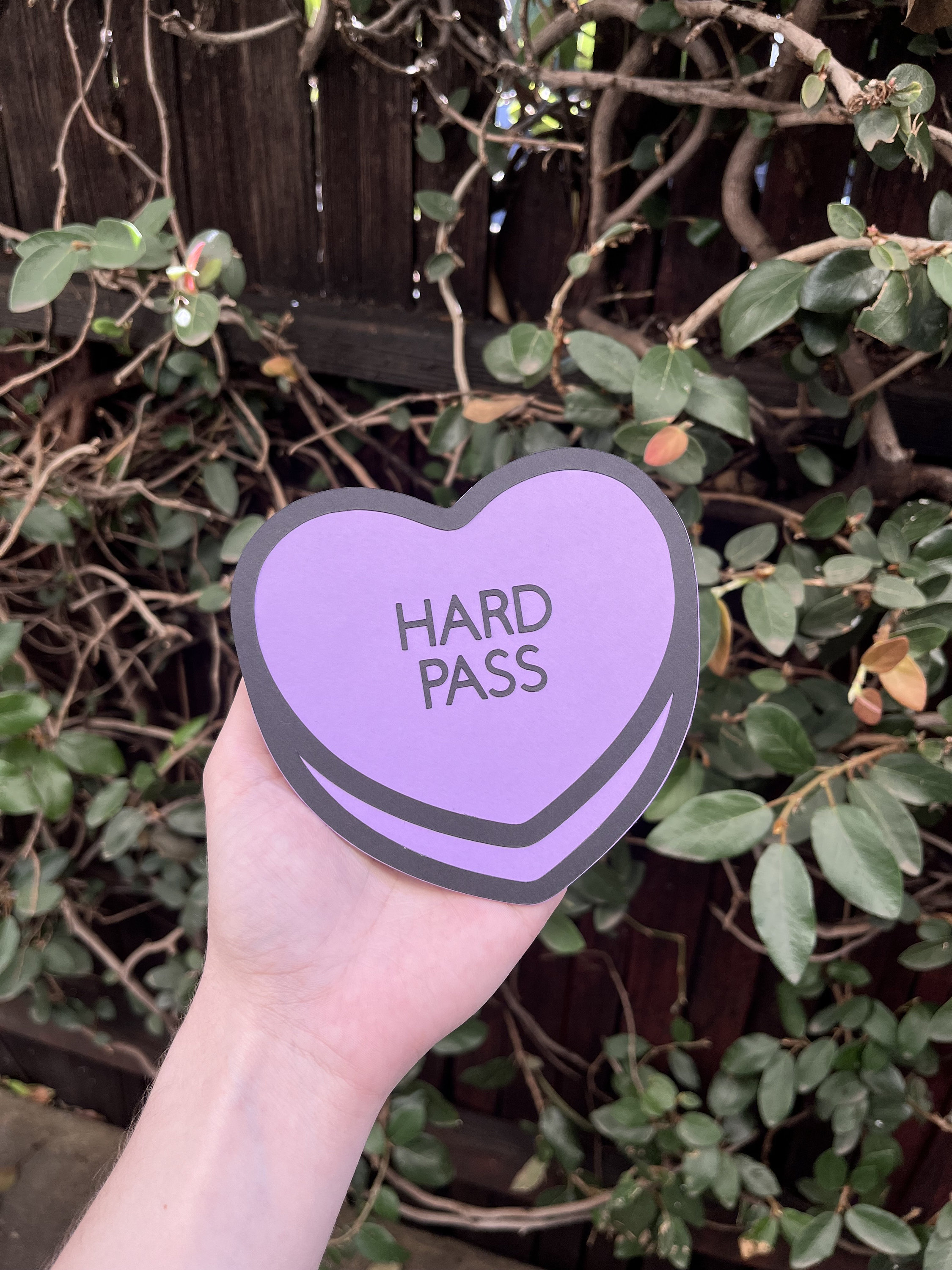 Candy Heart Valentines Day Card - Etsy