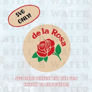 De La Rosa Marzipan Candy SVG Mexican Candy Cut File Cricut Cut File Silhouette Cut File SVG Hispano Snacks