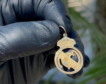10K Gold Real Madrid Pendant