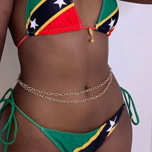 St Kitts & Nevis Flag Bikini