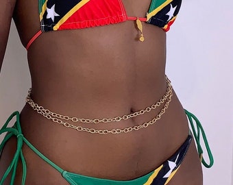 St Kitts & Nevis Flag Bikini