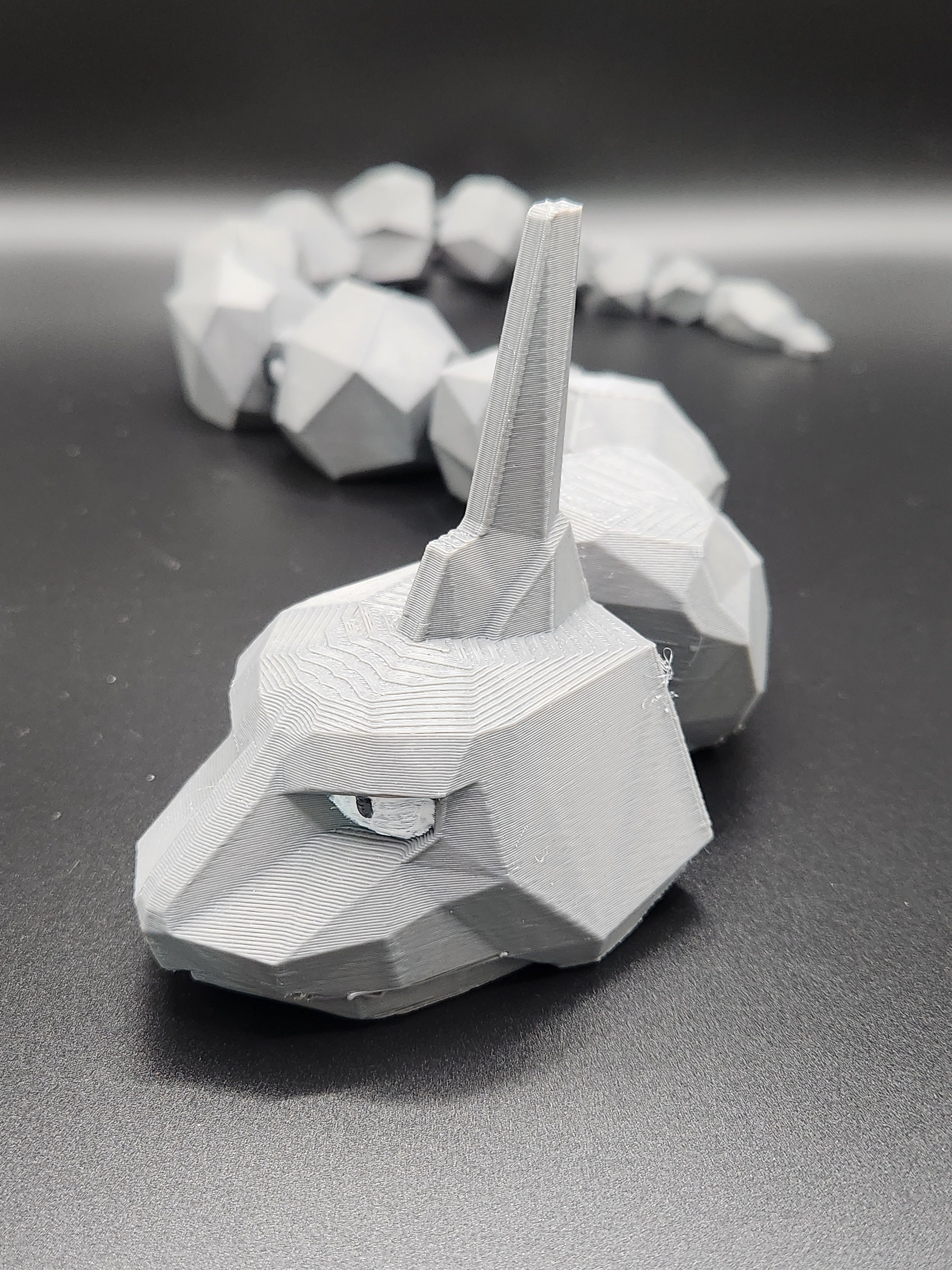 3D Printed Articulated Onix Pokemon 18in Etsy