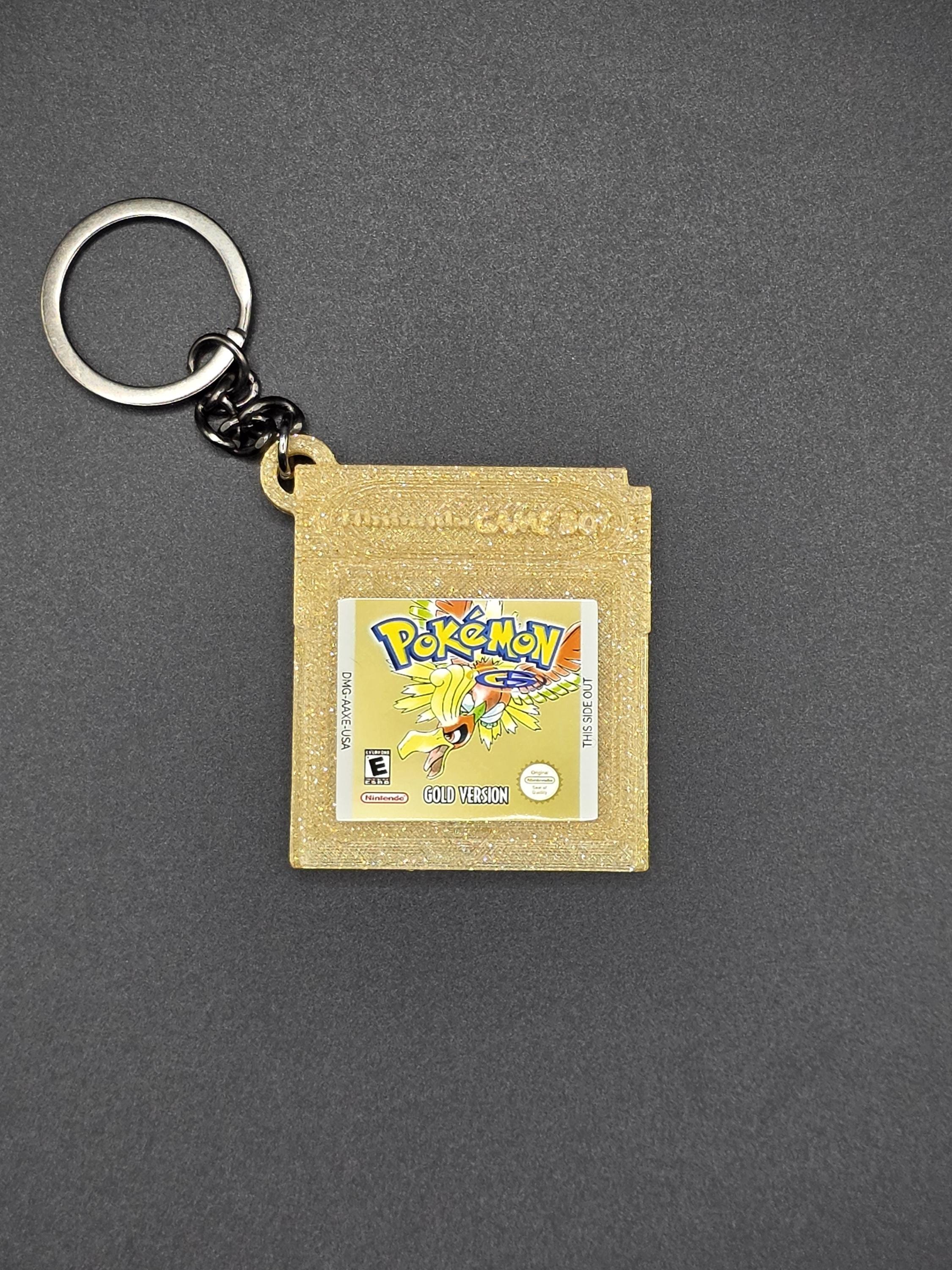 Retro Color Cartridge Keychain - Yellow, Red, Blue, Green, Crystal ...
