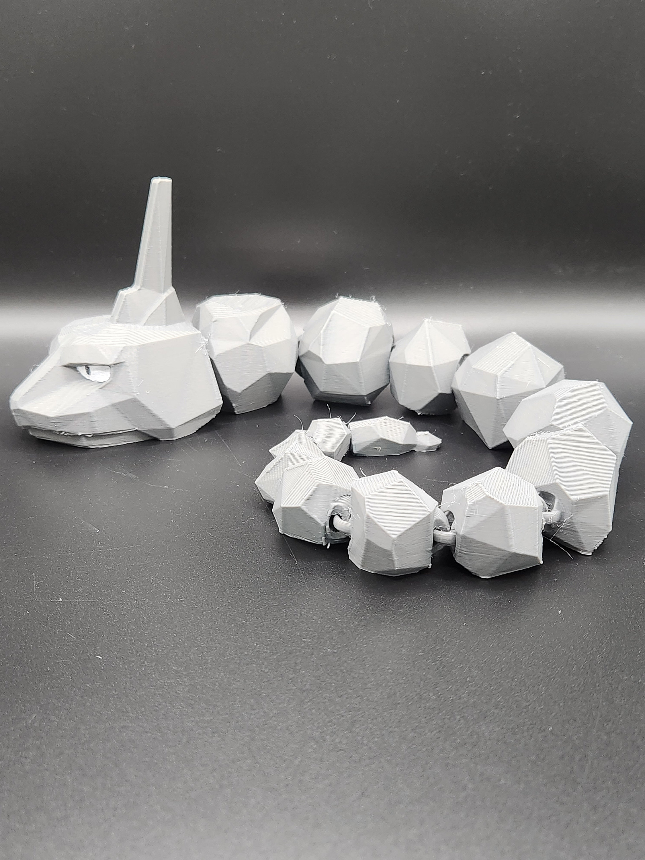 3D Printed Articulated Onix Pokemon 18in Etsy