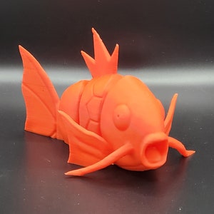 3D Printed Articulated Magikarp 7in