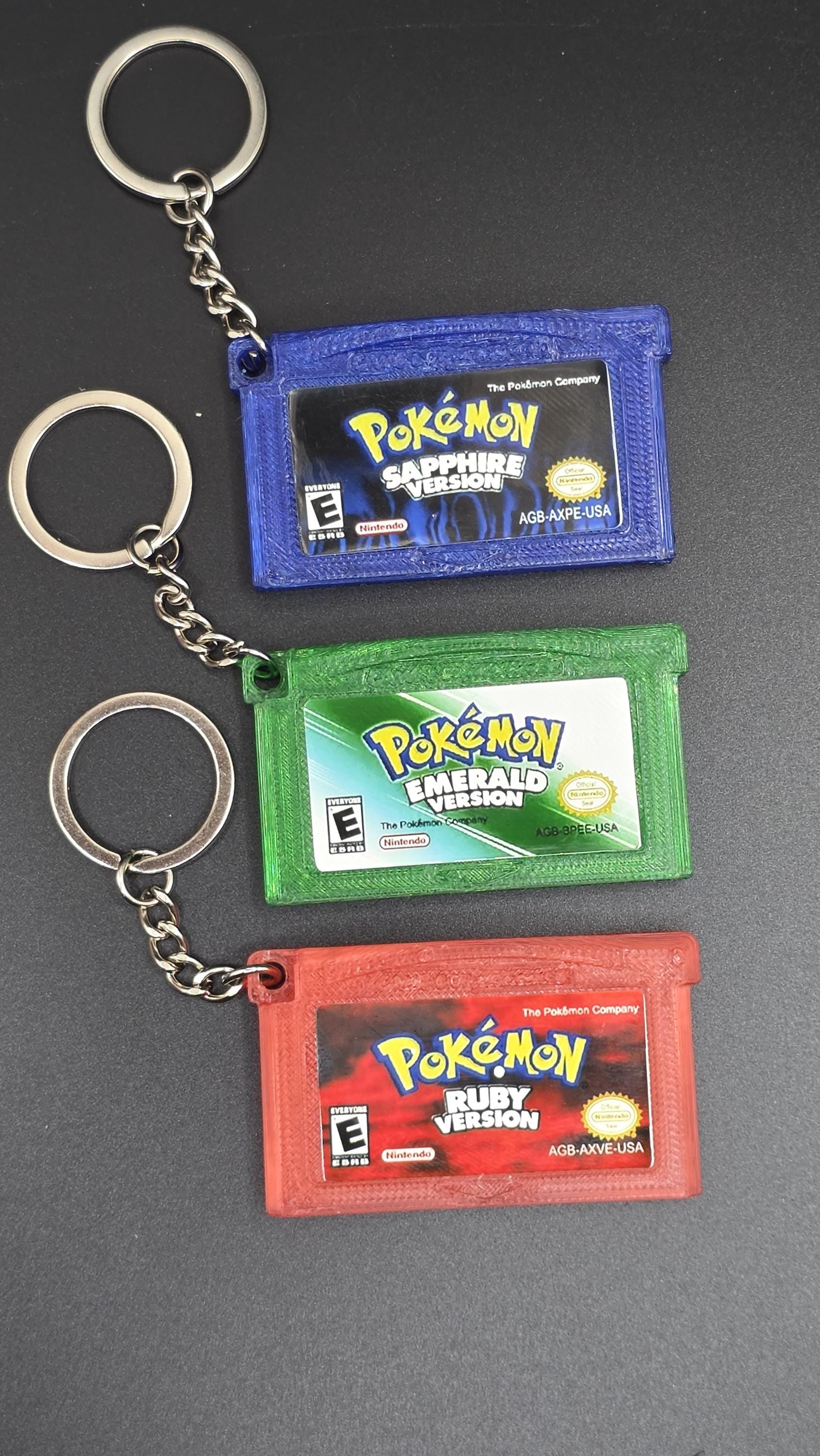 Retro Handheld Game Cartridge Keychain - 3D Printed Mini Cartridge ...
