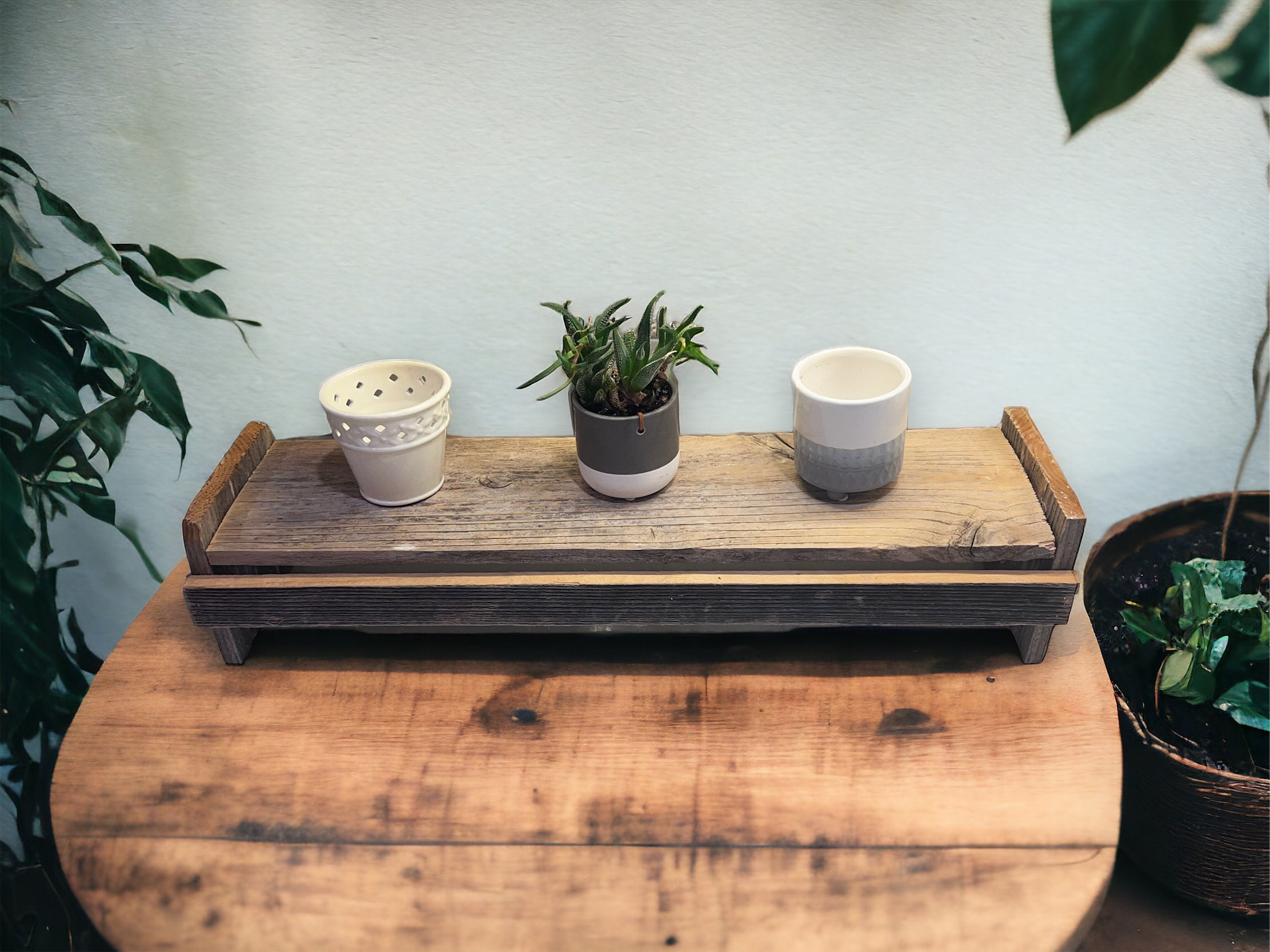 Authentic Barn Wood Riser Barnwood Farmhouse Table Decor Country ...