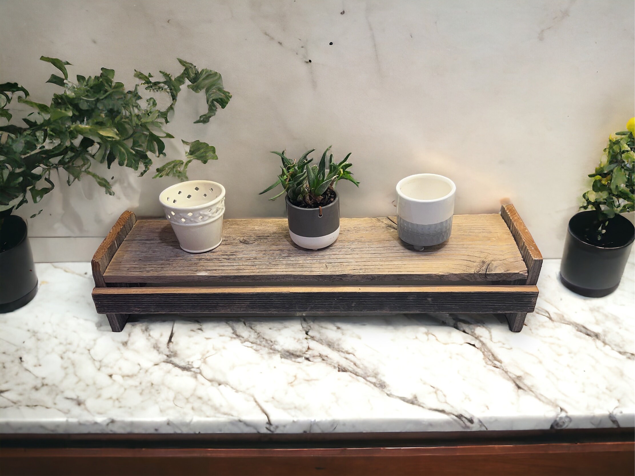 Authentic Barn Wood Riser Barnwood Farmhouse Table Decor Country ...