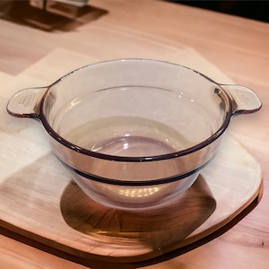 Vintage Visions Cookware by Corning Pyrex Amber Glass Double Boiler Insert V-20-B Corning Visions Amber Collectible Kitchen Cookware Gift