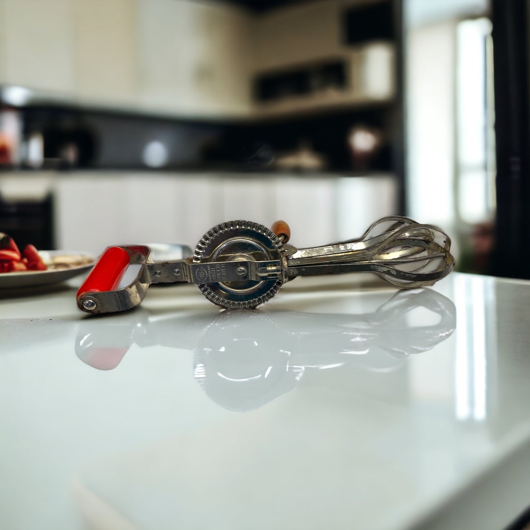 Vintage Red Hand Mixer Retro Kitchen 1950s Kitchen Decor Etsy