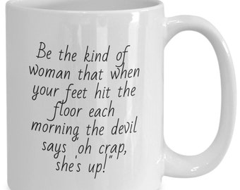 Woman Mug, Strong woman: Inspirational Gift Ideas