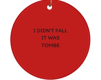 Ornament. Ballerina gift idea. I don't fall I tombe