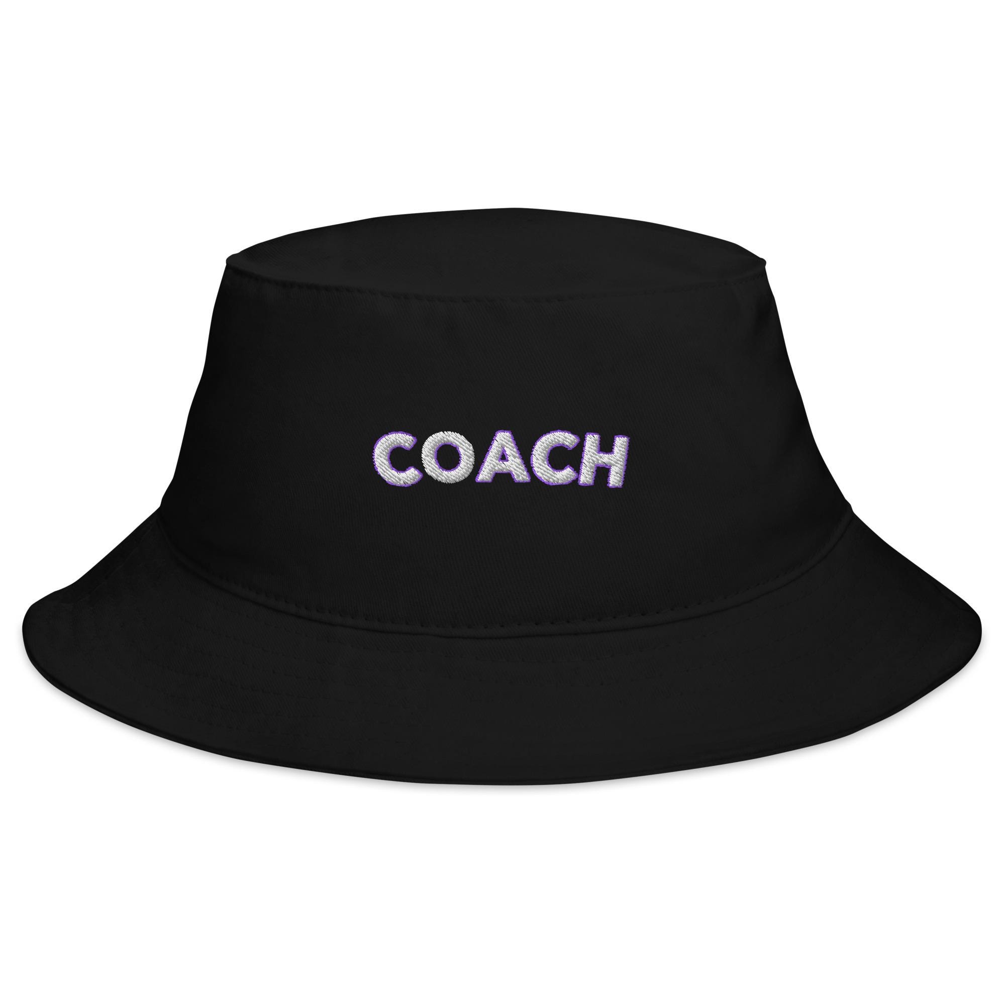 Coach logo bucket hat Amazon.com: Football Coach Sports Mens Bucket Hat Cap Black  main image 3