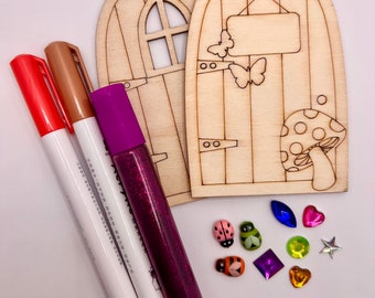 Fairy Door Mini Craft Kit - Children's Craft Kit - Fairy - Kids Crafts - Gift Ideas - Party Favour - Stocking Filler