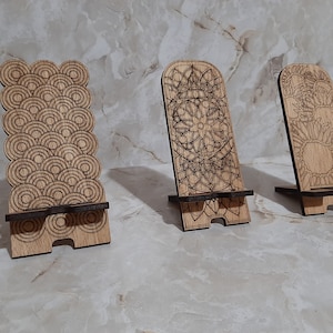 Wooden Cell Phone Stand