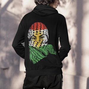 Free Gazza Hoodie, Back Print Design, Gaza Streetwear Hoodie, Free Gaza hoodie, End occupation Palestine sweatshirt