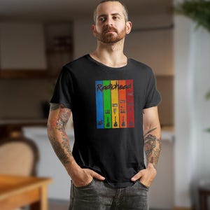 Retro Radiohead: 2D Radiohead Konzert Unisex Tshirt.