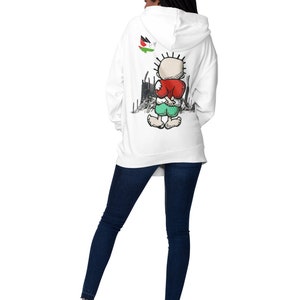 Back Hoodie, Back Print Design, Streetwear Hoodie,  Gaza hoodie, End occupation Palestine sweatshirt