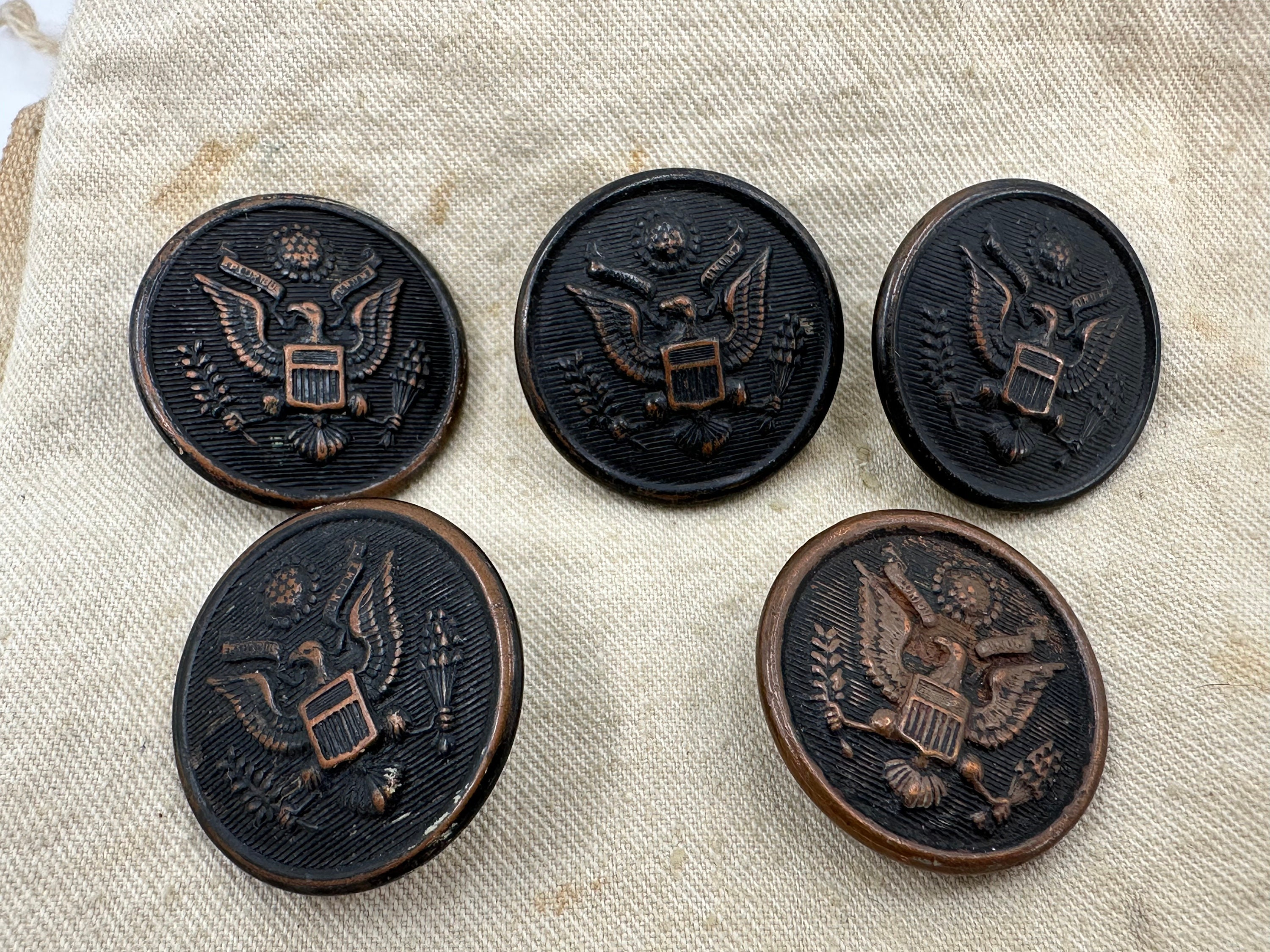 20s 30s vintage US ARMY メタルボタン 7個セット - メルカリ