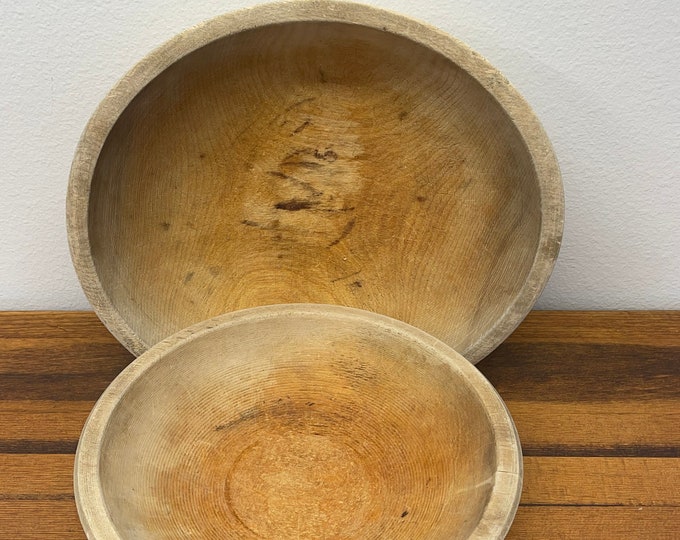 Vintage Set of Munising Wood Bowls Etsy