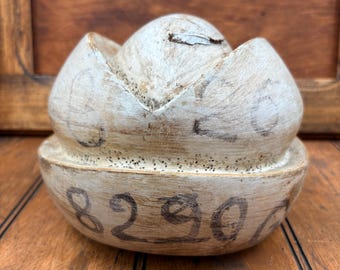 Antique wooden hat block.