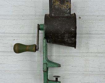 VTG Green Cast Iron table mount Grater/Shredder