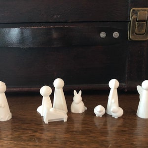 Tiny Nativity sets