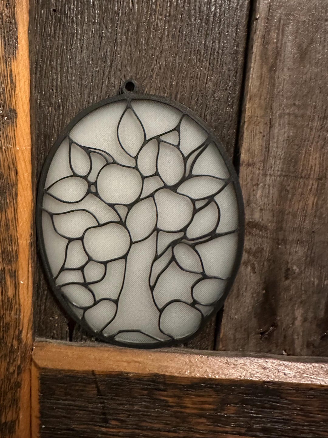 Apple Tree Faux Stained Glass Frame for Craft, Just One Tiny Seed, Seed ...