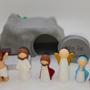 Easter Resurrection Set-double sided (3D Printed)