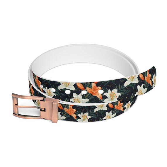 Elegant Bloom Lily Flower Belt | Chic Floral Accessory for  display picture 1