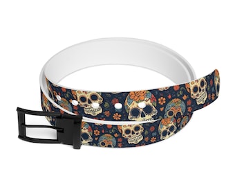 Calavera Schedelriem "Dia de los Muertos" | Uniek stijlvol accessoire voor liefhebbers van schedels