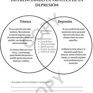 Diferenciando la Tristeza de la Depresión