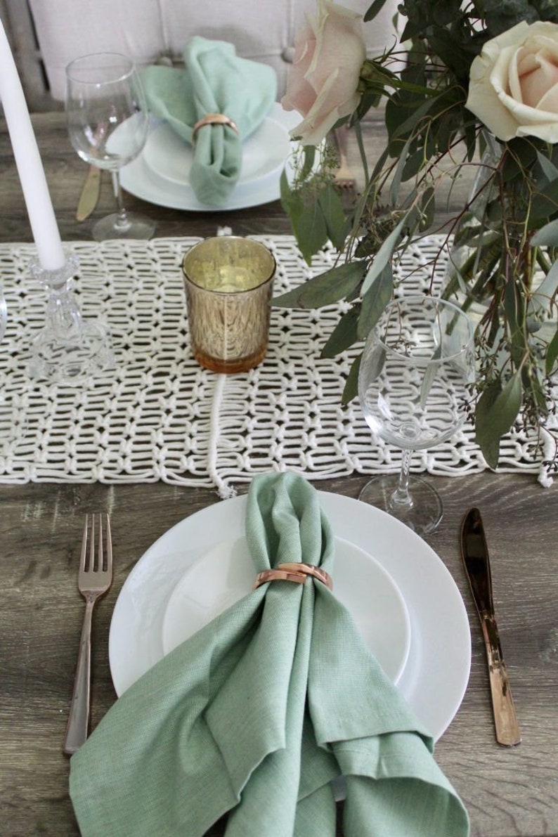 50 Pack Sage Green Napkins / Cloth Napkins for Wedding / Table Decor