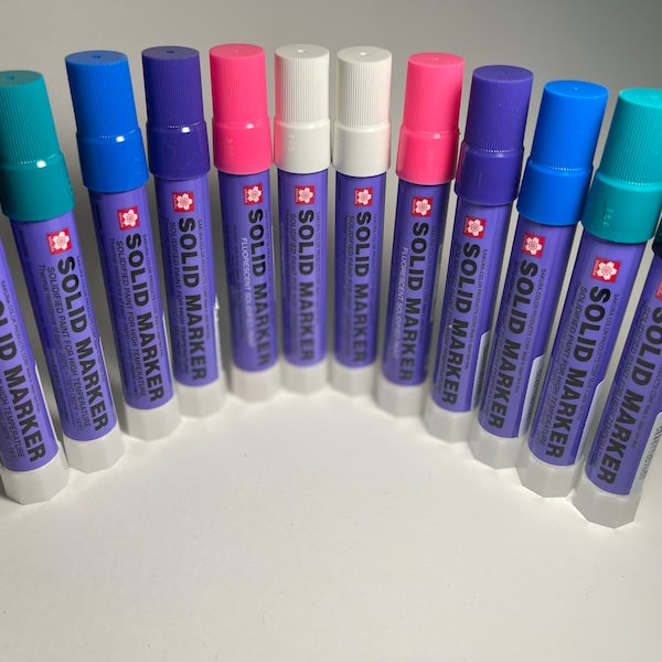 Sakura Solid Industrial Marker, Sakura Solidified Paint Marker; Ceramic, Glass, Steel Marker 14 to 392 Degrees F Temperature Range