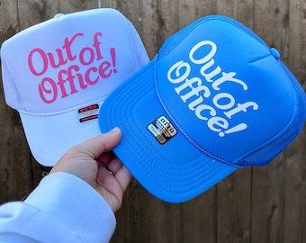 Out of Office Trucker Hat | Vacation Hat