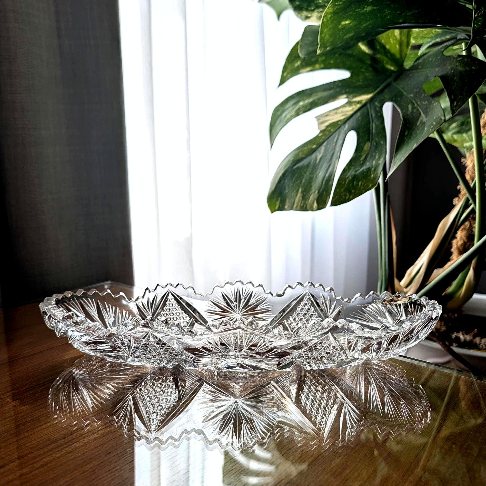 Antique Brilliant Cut Glass - Etsy