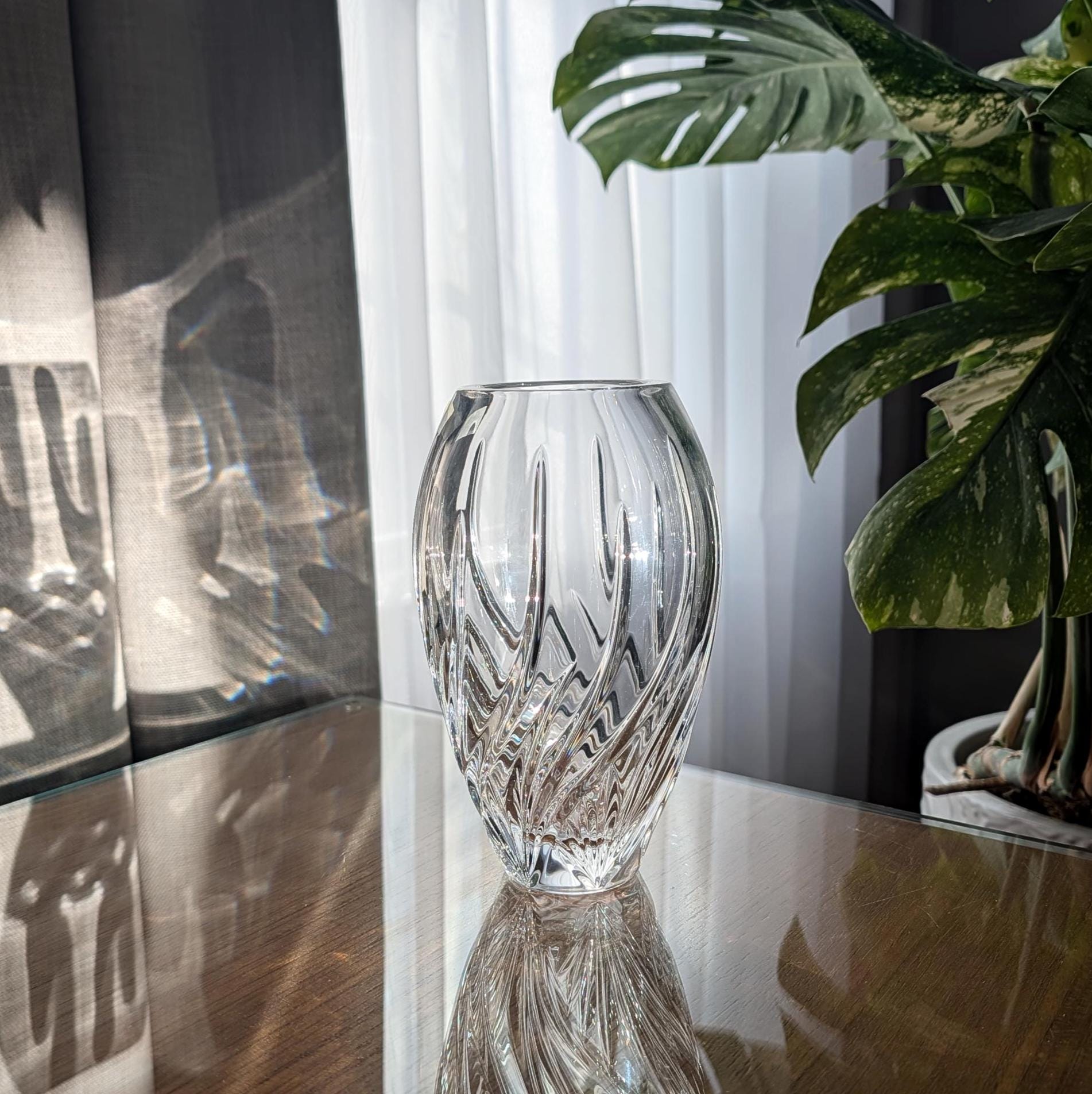 Waterford Crystal Flower Vase - Etsy