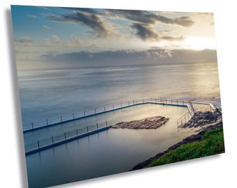 Sunrise Beach Wall Art: Curl Curl Ocean Scene, Coastal Colors