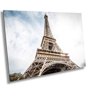 Paris Eiffel Tower France architecture, Paris Poster, Minimalist print, Travel photography on Large Print/Canvas/Acrylic/Metal