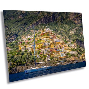Amalfi coast print, Italy wall art, Italian village photography on Large Print/Canvas/Acrylic/Metal