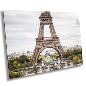 Paris Eiffel Tower France, Paris Poster, Minimalist print, Travel photography on Large Print/Canvas/Acrylic/Metal