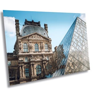 Louvre Pyramid Paris Photography: Museum Wall Art Print - Large Print/Canvas/Acrylic/Metal