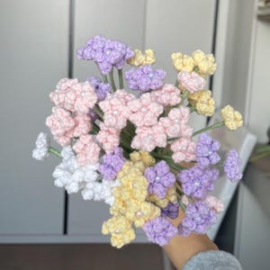 Baby Atem Geschenk, Häkelblume, Häkelblumenstrauß Geschenk, Häkelblume Schreibtisch Dekor, Geschenk für Mama, Sie, Kollege, Schultüte, Freund