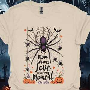 Mom Weaves Love - Unisex Soft style tee, Perfect Mom Gift for Fall & Halloween Apparel.