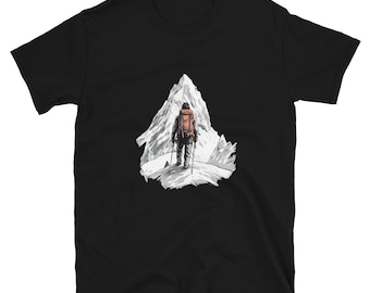 Maglietta da alpinismo / Maglietta da arrampicata / Maglietta da escursionismo / Maglietta da avventura all'aria aperta / Maglietta a tema montagna / Maglietta unisex